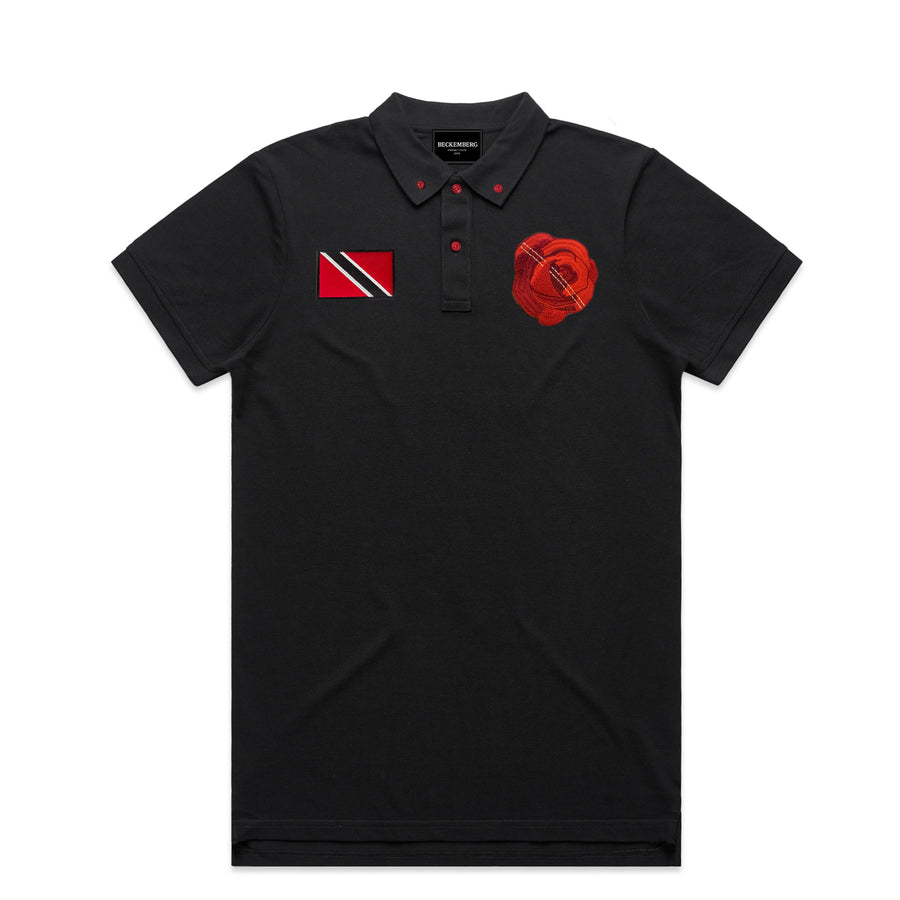 Rose Flag Pique Polo
