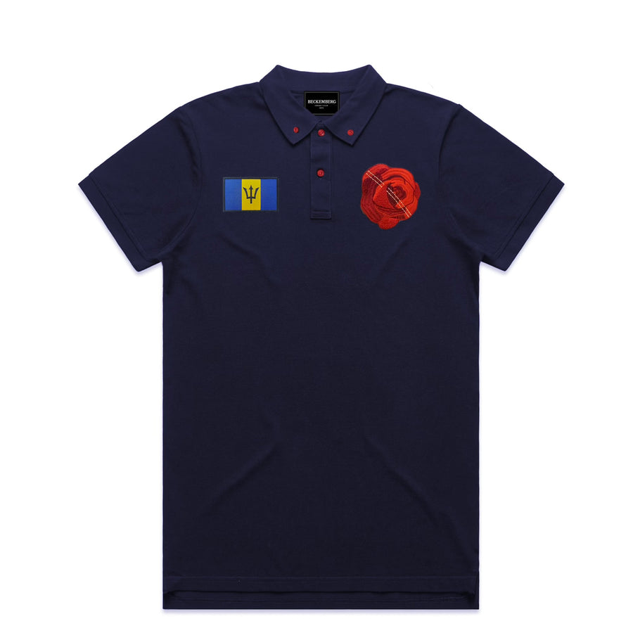 Rose Flag Pique Polo